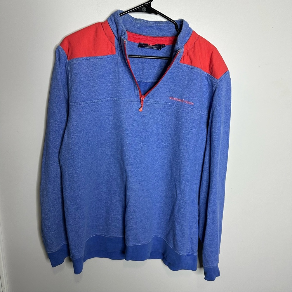 Men’s Vineyard Vines Size Large Long Sleeve 1/4‎ Zip Sweater